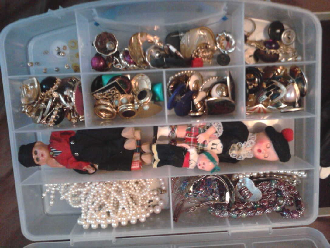 Not sure where the creepy doll family came from.