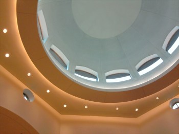 Beautiful architecture! Inside the sanctuary at Saint Nicholas Greek Orthodox Church in Ann Arbor, Michigan.